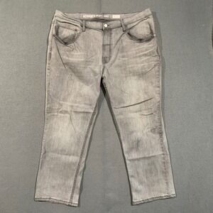 Advance Flex 360 Jeans Mens 44x29 Athletic Fit Gray Repreve Stretch Denim